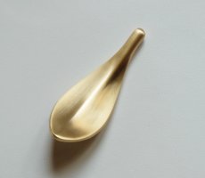 画像3: 「F在庫」取っ手：ペタル（9×3cm、シャンパンゴールド） (3)