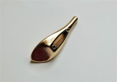 画像5: 「F在庫」取っ手：ペタル（9×3cm、シャンパンゴールド） (5)