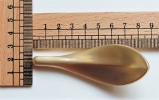 画像7: 「F在庫」取っ手：ペタル（9×3cm、シャンパンゴールド） (7)