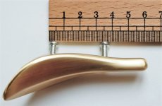 画像9: 「F在庫」取っ手：ペタル（9×3cm、シャンパンゴールド） (9)