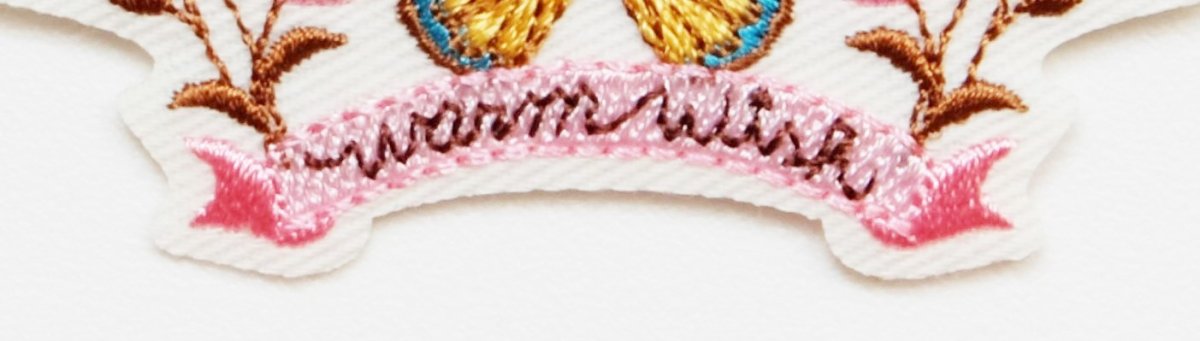 画像4: 「J即納」ワッペン:ウォーム・ウィッシュ(蝶、イエロー・水色) (4)