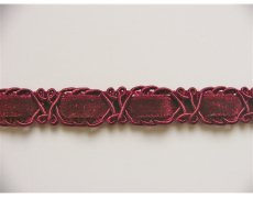 画像1: 「J即納」ベロアガロン16mm（ボルドー） (1)