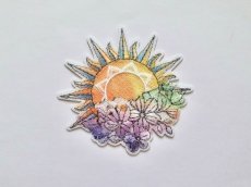 画像1: 「F在庫」ワッペン：ミスティックパステル（太陽） (1)