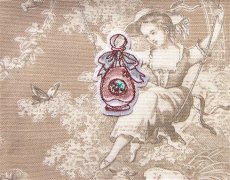 画像4: 「移動中」ワッペン：香水瓶（リボン） (4)