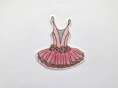 画像1: 「F在庫」ワッペン：ダンス（チュチュ） (1)