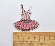 画像2: 「F在庫」ワッペン：ダンス（チュチュ） (2)