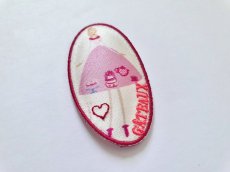 画像3: 「F在庫」ワッペン：I love（オーバル、ガトー） (3)