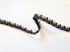 画像5: 「F在庫」ブレードブクレット1cm（黒、ゴールド） (5)