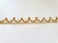 画像3: 「F在庫」ブレードブクレット1cm（白、ゴールド） (3)