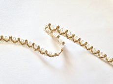 画像4: 「F在庫」ブレードブクレット1cm（白、ゴールド） (4)