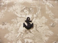画像4: 「F在庫」ワッペン：アンクル（碇、紺） (4)