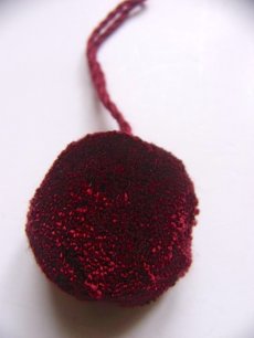 画像4: 「F在庫」飾りポンポン3cm（ボルドー） (4)