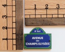 画像2: 「J即納」木製飾りボタン：シャンゼリゼ通り（幅2.5cm） (2)