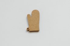 画像3: 「J即納」木製飾りボタン：ハートのミトン (3)