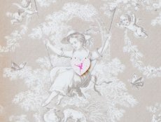 画像4: 「J即納」木製飾りボタン：ハートのバレリーナ（音符、幅2.5cm） (4)
