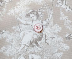 画像4: 「J即納」木製飾りボタン：オデット（ディゴワン、赤、直径2cm） (4)