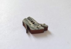 画像2: 「J即納」木製飾りボタン：ハイヒール（グレイ、高さ1.5cm） (2)