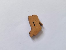 画像3: 「J即納」木製飾りボタン：ハイヒール（グレイ、高さ1.5cm） (3)