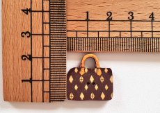 画像2: 「J即納」木製飾りボタン：ハンドバッグ（LOUIS、幅2.1cm） (2)
