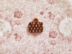 画像5: 「J即納」木製飾りボタン：ハンドバッグ（LOUIS、幅2.1cm） (5)