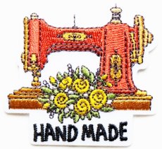 画像1: 「J即納」廃盤ワッペン：ハンドメイド・ミシン (1)