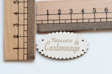画像2: 「J即納」木製飾りボタン：カルトナージュ用品 (2)