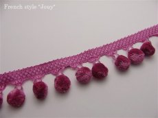 画像3: 「J即納/F在庫」ポンポンフリンジ（ベビーピンク）50cm単位 (3)
