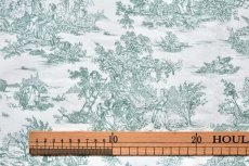 画像3: 「F在庫」布：ミニパストラル（グリーン、小柄） (3)