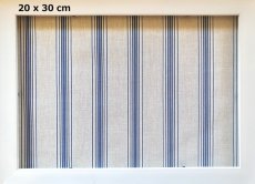 画像3: 「F在庫」はぎれ80×50：スージー（ベージュブルー、ストライプ） (3)