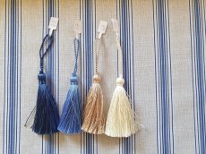 画像7: 「F在庫」はぎれ80×50：スージー（ベージュブルー、ストライプ） (7)