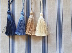 画像6: 「F在庫」はぎれ80×50：スージー（ベージュブルー、ストライプ） (6)