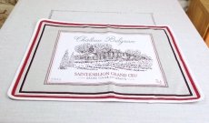 画像4: 「F在庫」ランチョンマット：ボルドー（ジャカード） Bordeaux (4)