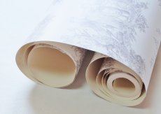 画像7: 【送料込み】「移動中」壁紙：tdjプロヴァンス（グレイ）10m巻き (7)