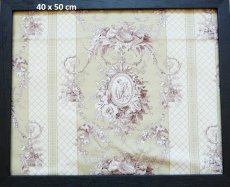 画像1: 「J即納」はぎれ70×50：ヨハン（ライトグリーンベースブラウン） 色番2 (1)