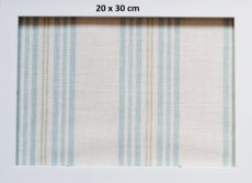 画像3: 「J即納」はぎれ70×50：マンゴー（クリームベースブルー、ストライプ）　色番3 (3)