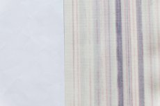 画像16: 「F在庫」はぎれ70×50：ストライプ・フォレスト（色番03 ホワイトベースピンク・グレイ・モーヴ） (16)
