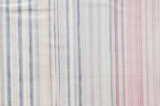 画像5: 「F在庫」はぎれ70×50：ストライプ・フォレスト（色番03 ホワイトベースピンク・グレイ・モーヴ） (5)