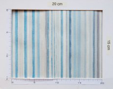 画像4: 「J即納」はぎれ70×50：ストライプ・フォレスト（色番02 ホワイトベース水色・グレイ） (4)