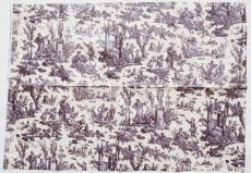 画像1: 「J即納」ビニールコーティングカットクロス70×50：オフランド・ア・ラムール（チャコールグレイ） (1)