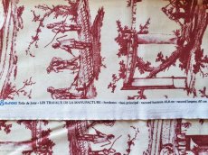 画像18: 「J即納」はぎれ75×49：SAJOU工場の仕事（ボルドー） (18)