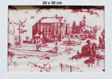 画像3: 「J即納」はぎれ75×49：SAJOU工場の仕事（ボルドー） (3)