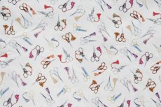 画像15: 「移動中」はぎれ75×49：sajouシゾー（アイボリー） (15)