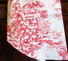 画像11: 「F在庫」長紐エプロン：STOF村人の踊り（赤） (11)