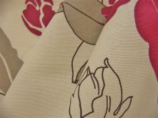 画像5: 「F在庫」廃盤はぎれ140×50：フロレゾン（赤・グレイ） (5)