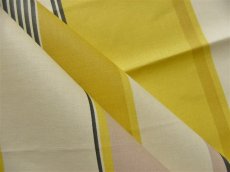 画像4: 「移動中」はぎれ80×50：撥水加工テンダンス（イエロー・クリーム） (4)