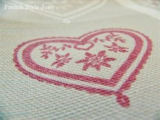 画像5: 「J即納」はぎれ70×50：シャンベリー（トナカイ・ハート赤） (5)
