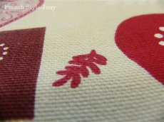 画像9: 「J即納」はぎれ70×50：モントルー（アイボリーベース赤） (9)