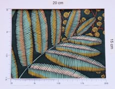 画像4: 「J即納」廃盤はぎれ70×50：ヴィクトリア（コットン、グリーンベース） (4)