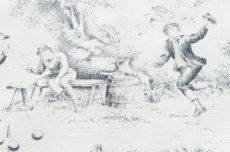 画像12: 「J即納」はぎれ70×50：STOF村人の踊り（黒） (12)