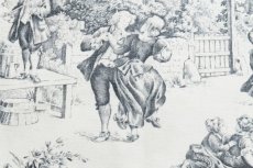 画像15: 「J即納」はぎれ70×50：STOF村人の踊り（黒） (15)